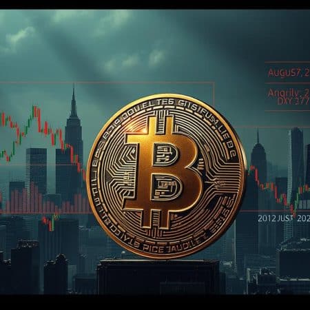 Bitcoin Prices and the USD Index (DXY) in August 2025